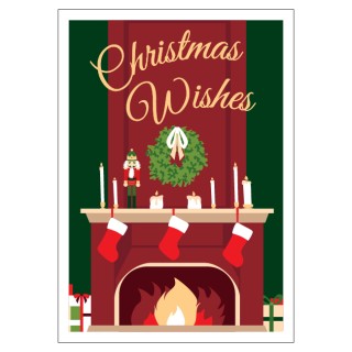 CP343 Fireplace Wishes - Printed